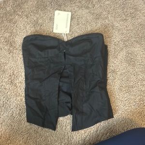 never worn/still has tags - black peppermayo French press top- size US 0